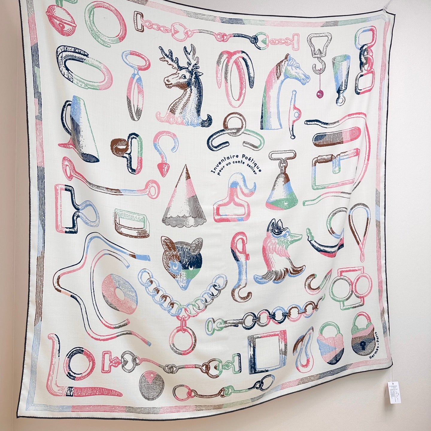 “Equestrian Story” Double-Sided Shawl (Premium Quality )