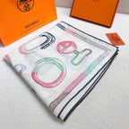 “Equestrian Story” Double-Sided Shawl (Premium Quality )