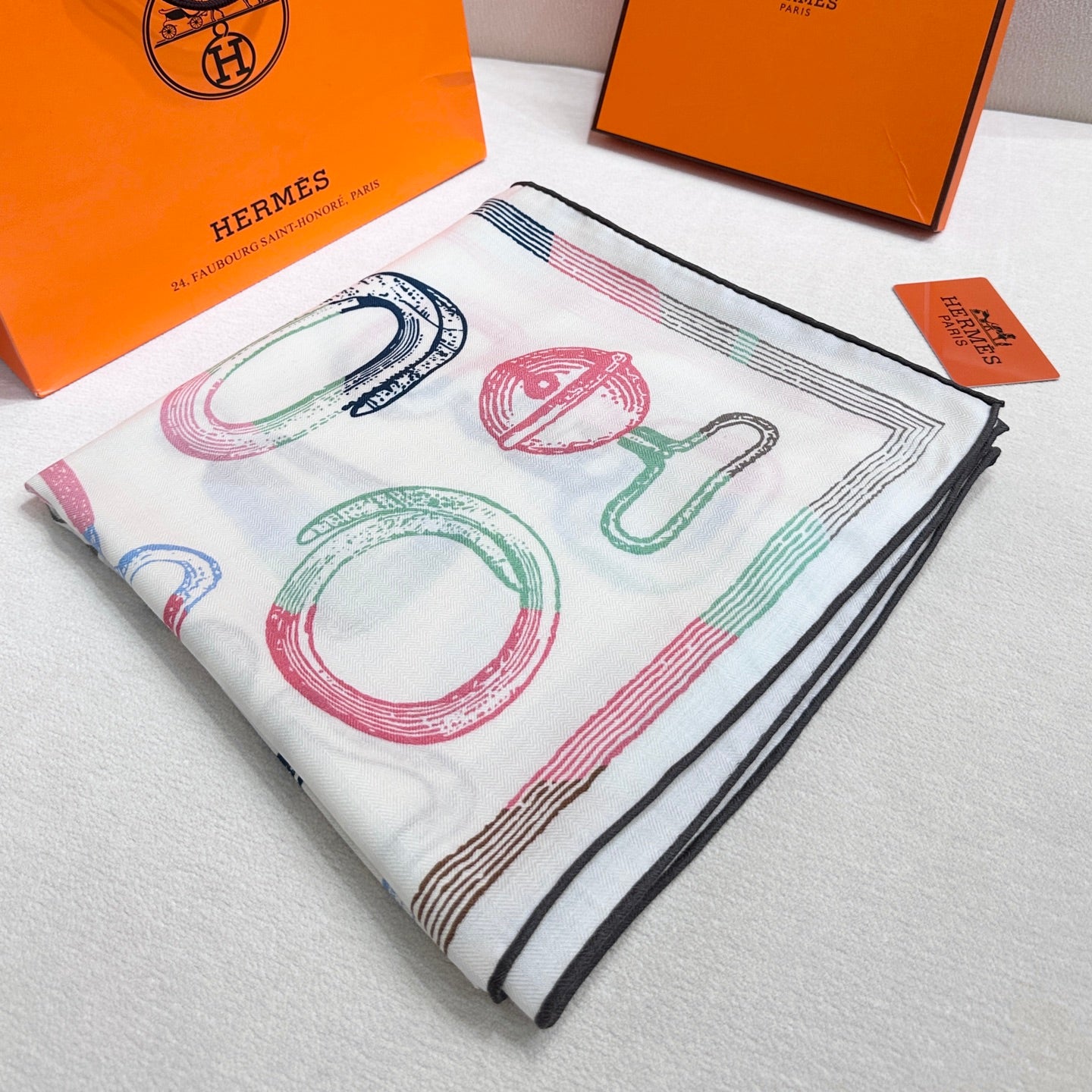 “Equestrian Story” Double-Sided Shawl (Premium Quality )