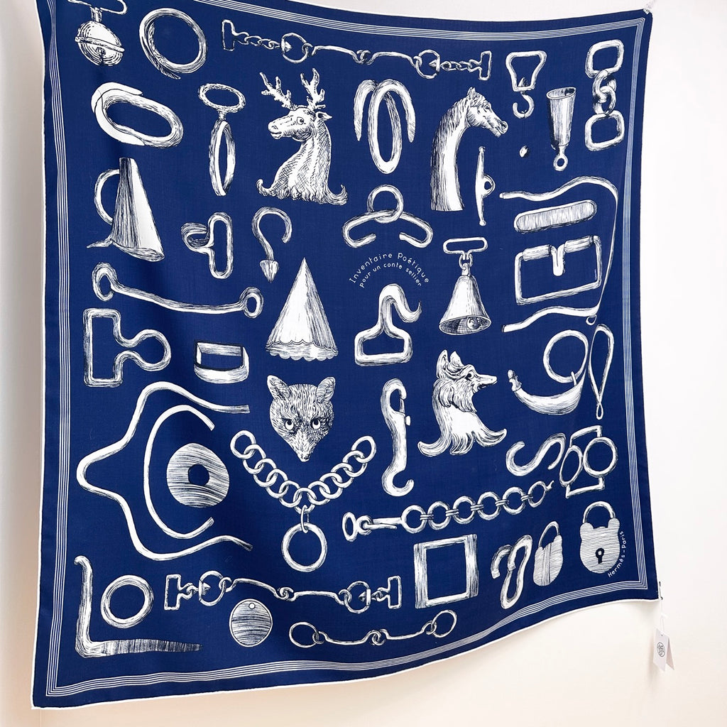 “Equestrian Story” Double-Sided Shawl (Premium Quality )