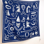 “Equestrian Story” Double-Sided Shawl (Premium Quality )