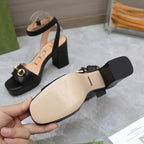 Elegant European-Style Leather Sandals – New Season Bestseller