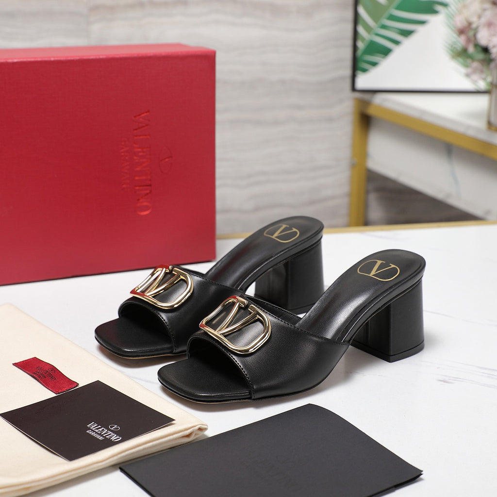 Elegant Leather Slip-On Heels – 2025 Bestseller