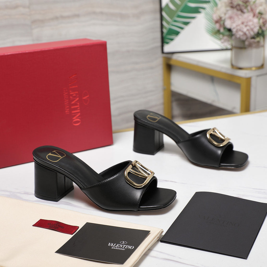 Elegant Leather Slip-On Heels – 2025 Bestseller