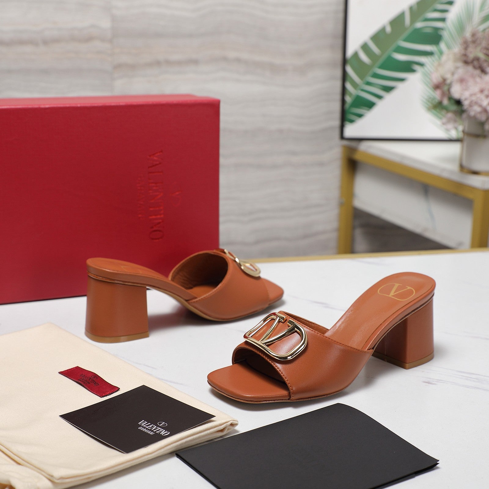 Elegant Leather Slip-On Heels – 2025 Bestseller