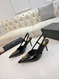 Metal Logo Heel Sandals – Early Spring 2026 Collection