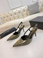 Metal Logo Heel Sandals – Early Spring 2026 Collection