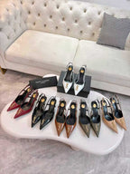 Metal Logo Heel Sandals – Early Spring 2026 Collection