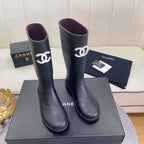 Vintage-Inspired Luxury Rain Boots – Timeless Bestseller