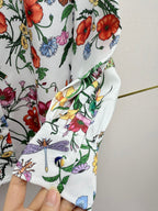 Floral Shirt & Pleated Skirt Set - 26SS Early Spring Collection  (top quality)