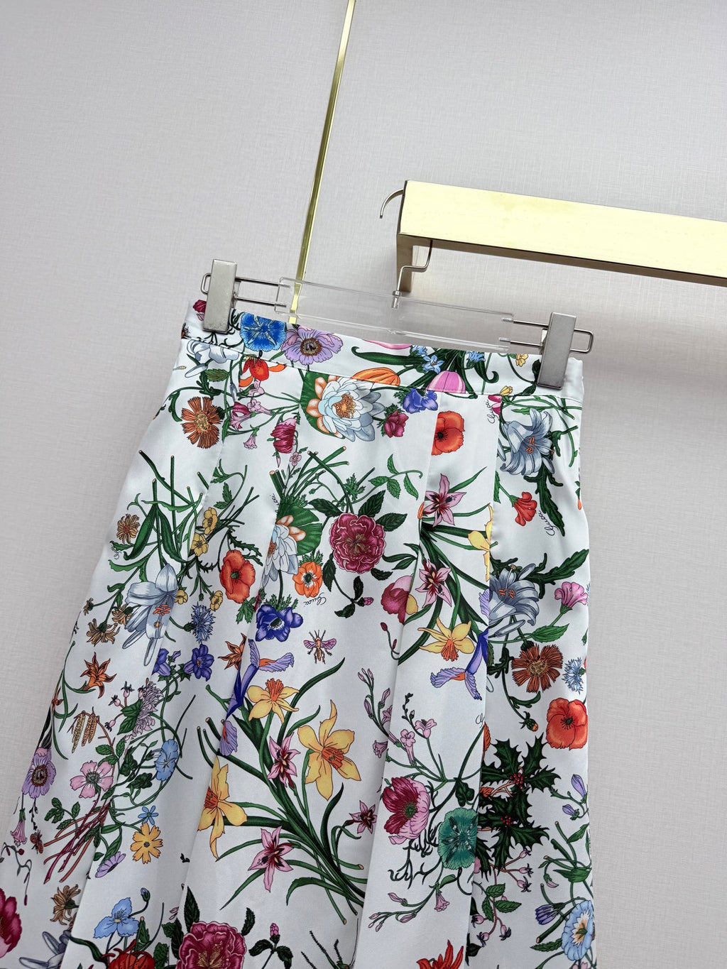 Floral Shirt & Pleated Skirt Set - 26SS Early Spring Collection  (top quality)
