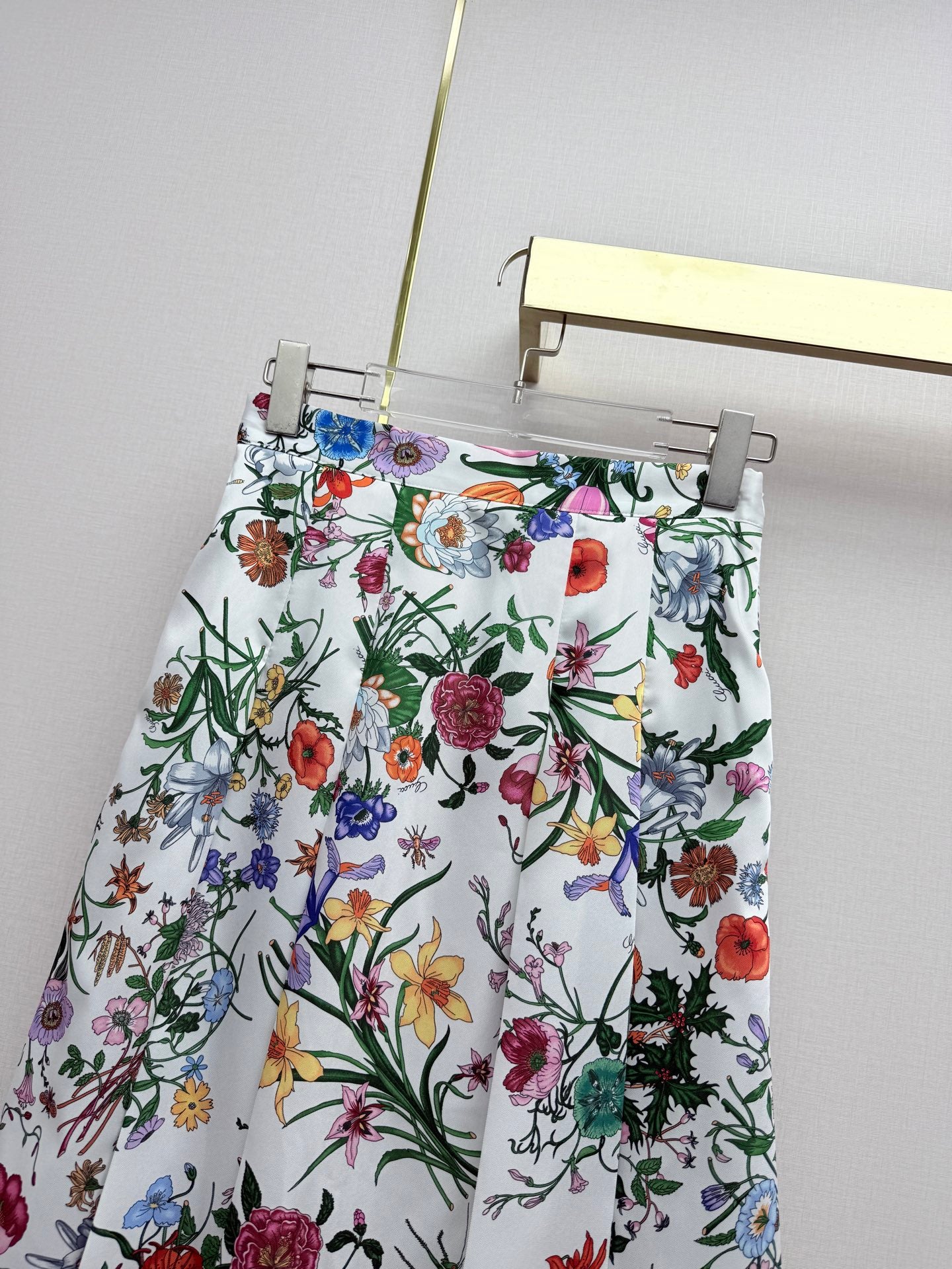 Floral Shirt & Pleated Skirt Set - 26SS Early Spring Collection  (top quality)