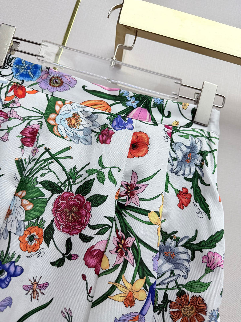 Floral Shirt & Pleated Skirt Set - 26SS Early Spring Collection  (top quality)