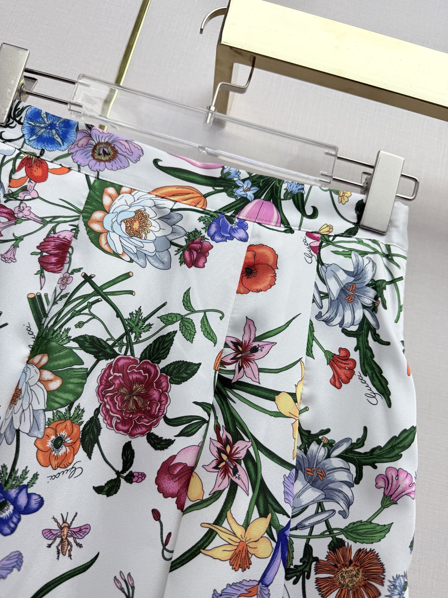 Floral Shirt & Pleated Skirt Set - 26SS Early Spring Collection  (top quality)
