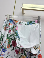 Floral Shirt & Pleated Skirt Set - 26SS Early Spring Collection  (top quality)