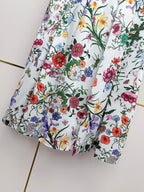 Floral Shirt & Pleated Skirt Set - 26SS Early Spring Collection  (top quality)