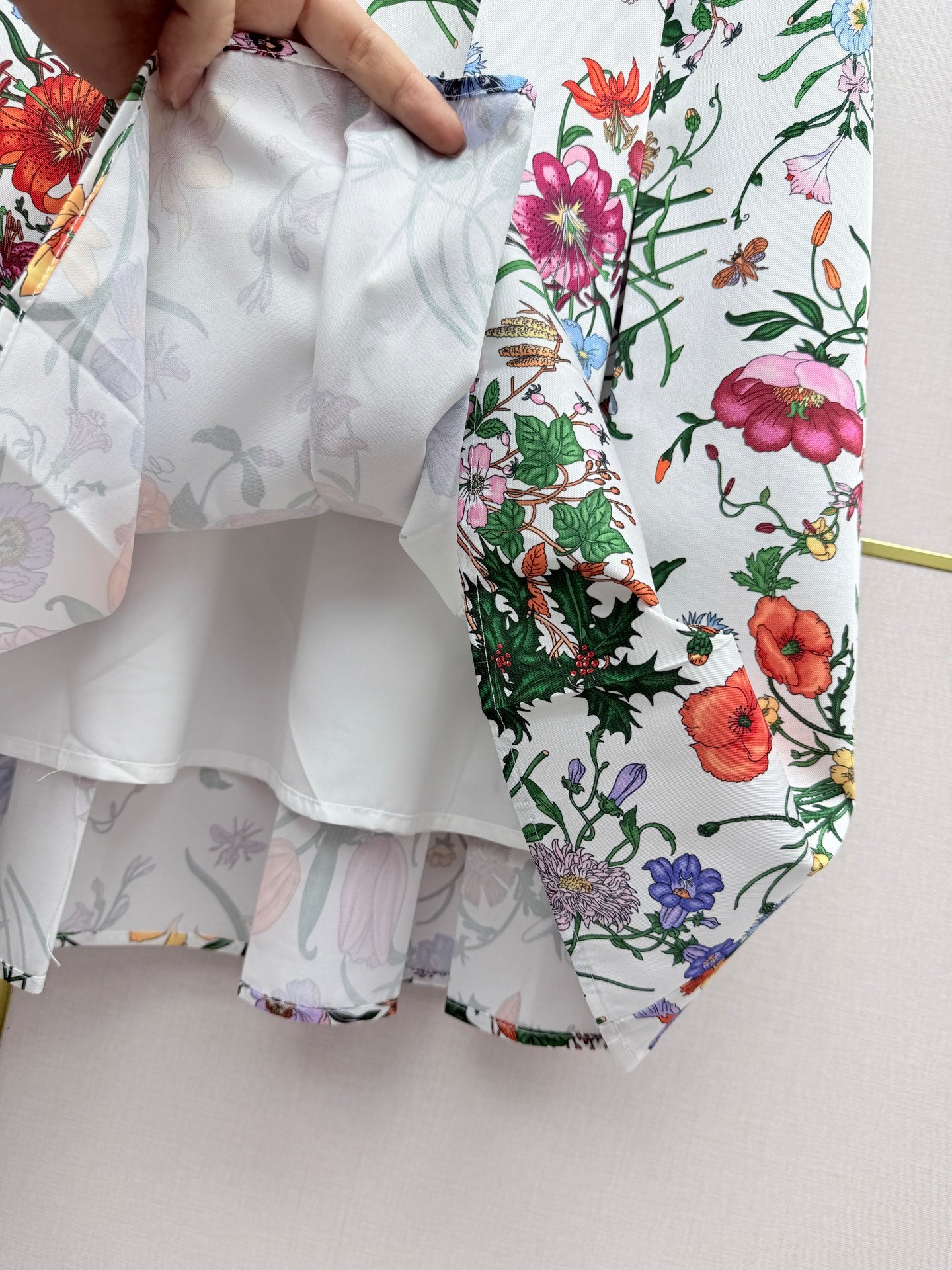 Floral Shirt & Pleated Skirt Set - 26SS Early Spring Collection  (top quality)