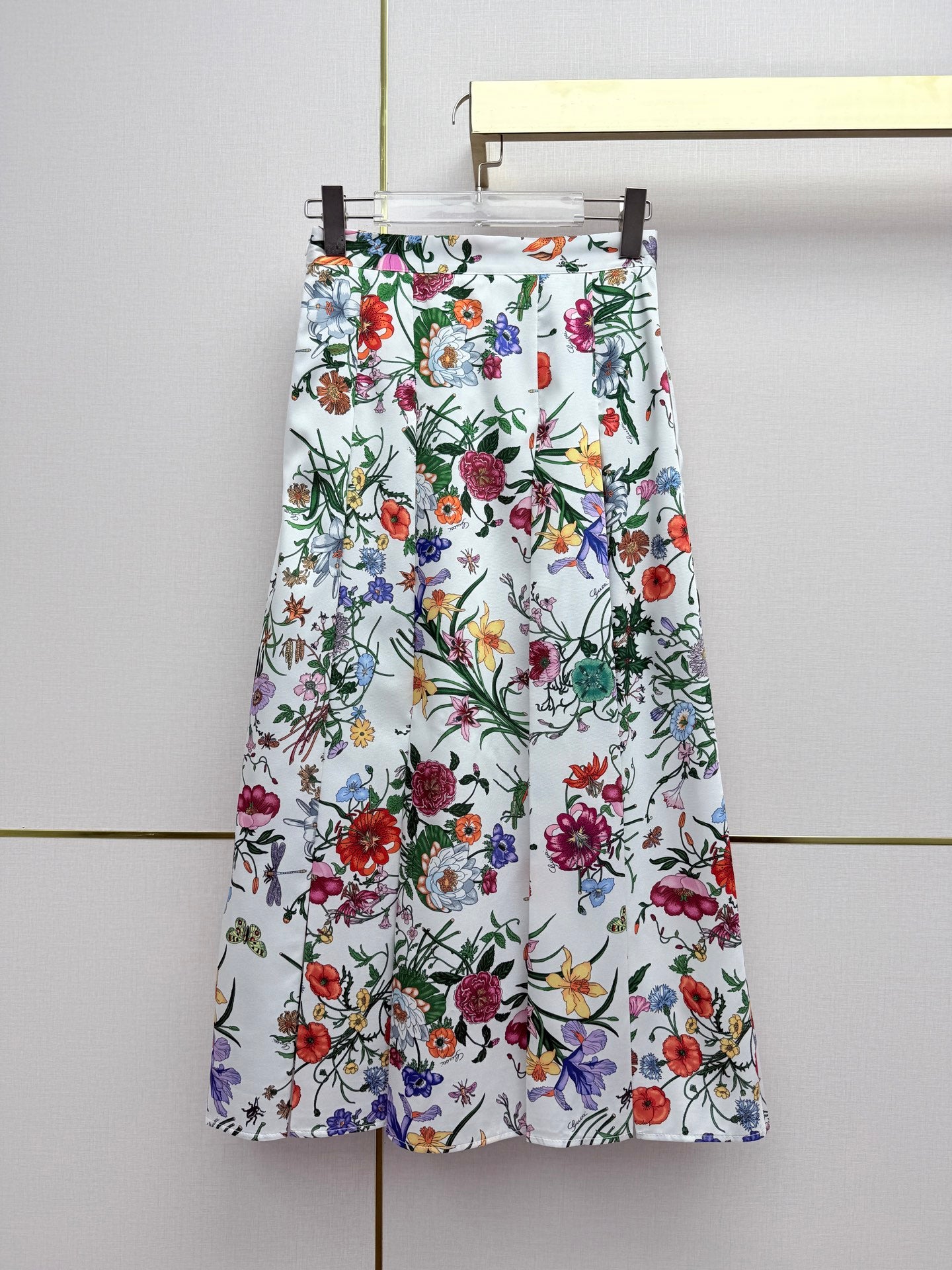 Floral Shirt & Pleated Skirt Set - 26SS Early Spring Collection  (top quality)