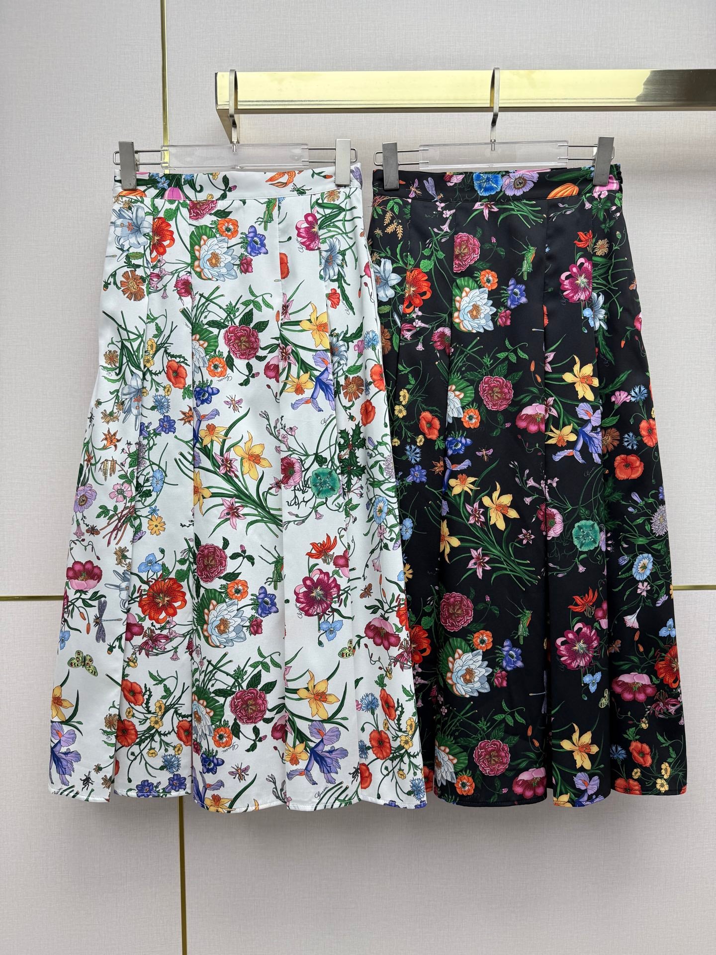 Floral Shirt & Pleated Skirt Set - 26SS Early Spring Collection  (top quality)