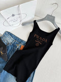 Milano Logo Ribbed Tank Top Women