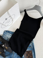 Milano Logo Ribbed Tank Top Women