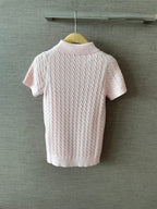 D Medal Emblem Polo Top Women