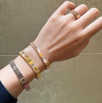 LOVE Unlimited Bracelet | Snake Bone Chain Design