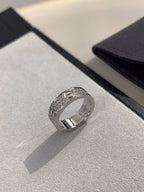 Wide Full Pavé Ring — LOVE Series 💍✨ ( Top-tier )