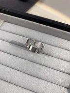 Wide Full Pavé Ring — LOVE Series 💍✨ ( Top-tier )