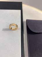Wide Full Pavé Ring — LOVE Series 💍✨ ( Top-tier )