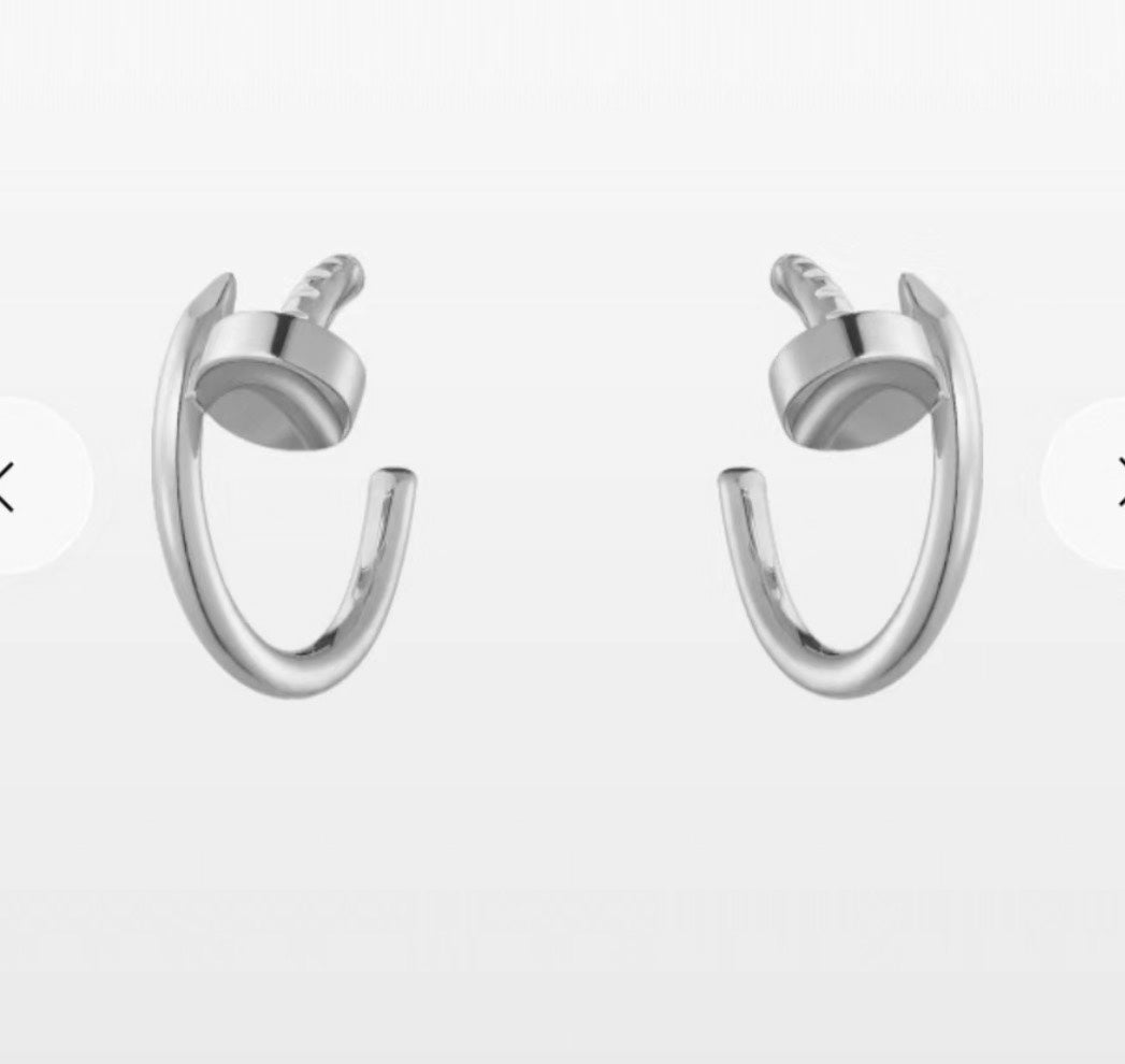 Slim Nail Stud Earrings — Juste un Clou Series | Top-tier |