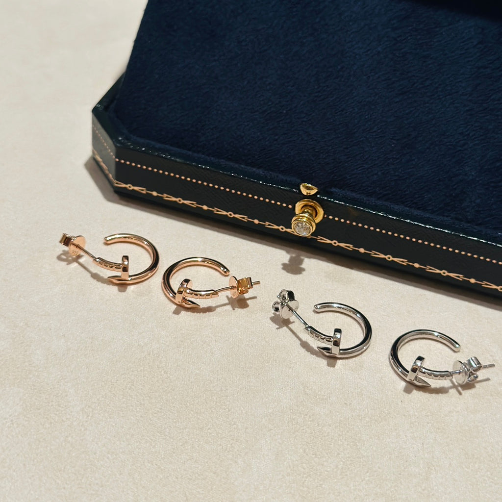 Slim Nail Stud Earrings — Juste un Clou Series | Top-tier |