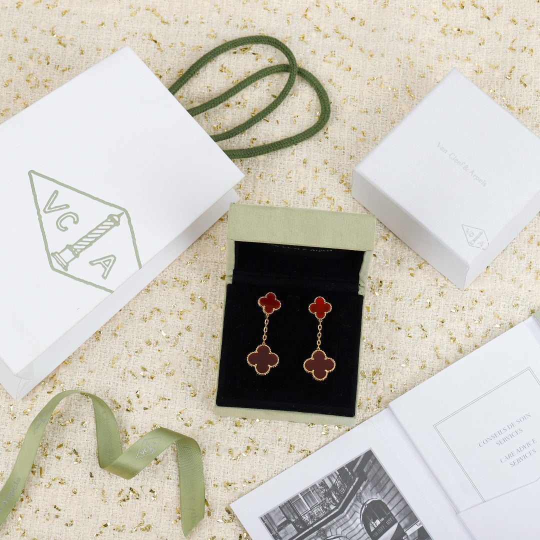 Double Flower Stud Earrings |Top Tier|