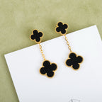 Double Flower Stud Earrings |Top Tier|