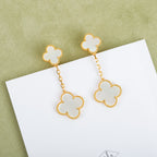 Double Flower Stud Earrings |Top Tier|