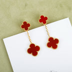 Double Flower Stud Earrings |Top Tier|