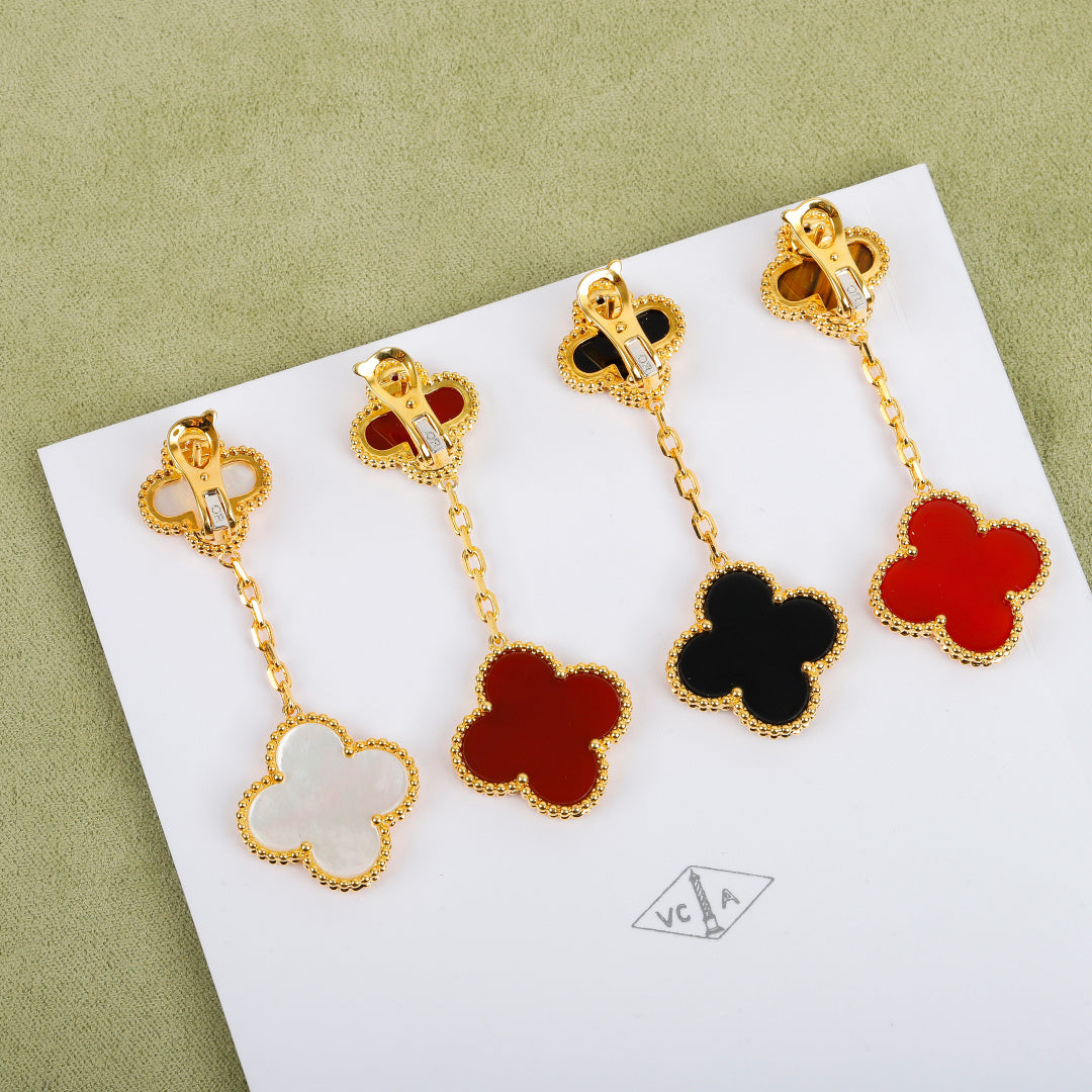 Double Flower Stud Earrings |Top Tier|