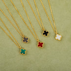 Mini Four-Leaf Clover Necklace — Vintage Alhambra Series 🍀✨