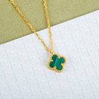Mini Four-Leaf Clover Necklace — Vintage Alhambra Series 🍀✨