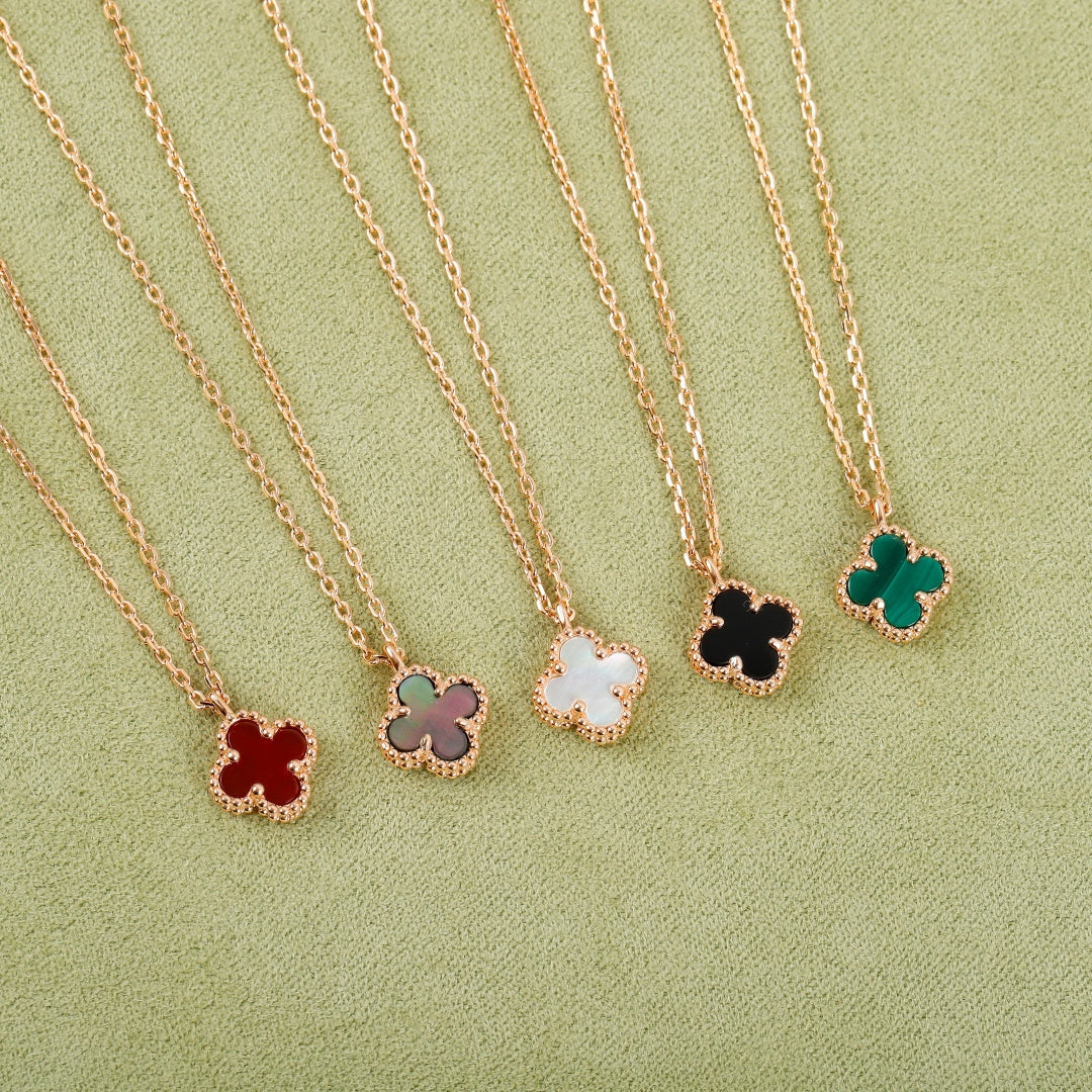 Mini Four-Leaf Clover Necklace Alhambra  |Top Tier |