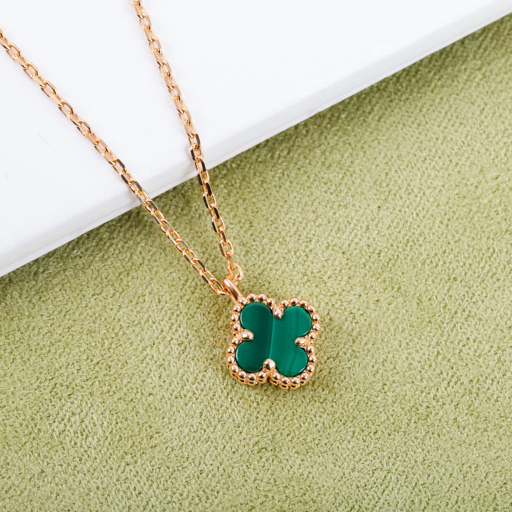 Mini Four-Leaf Clover Necklace Alhambra  |Top Tier |