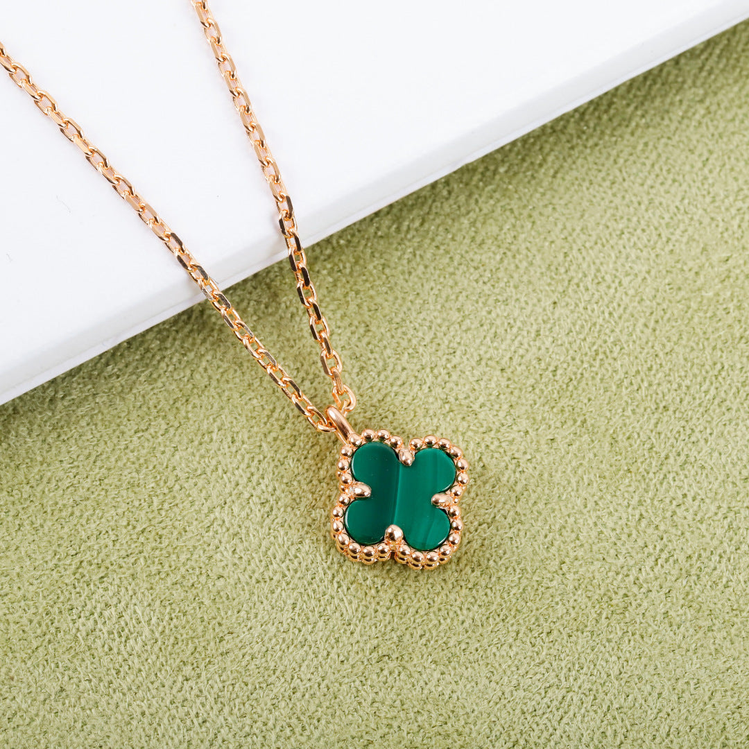 Mini Four-Leaf Clover Necklace Alhambra  |Top Tier |