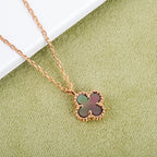 Mini Four-Leaf Clover Necklace Alhambra  |Top Tier |