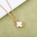 Mini Four-Leaf Clover Necklace Alhambra  |Top Tier |
