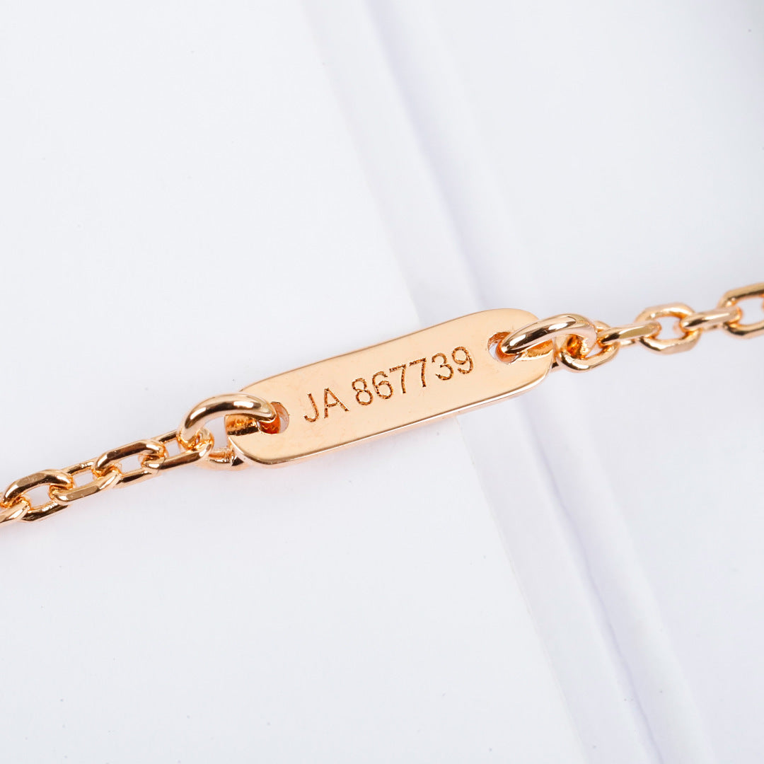 Mini Four-Leaf Clover Necklace Alhambra  |Top Tier |