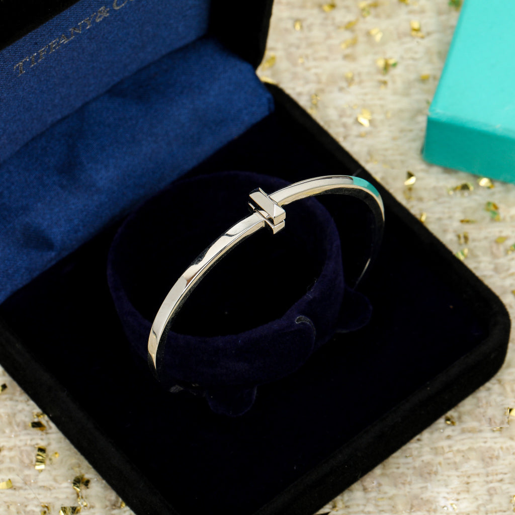T1 Wide Polished Bangle |Top Tier|