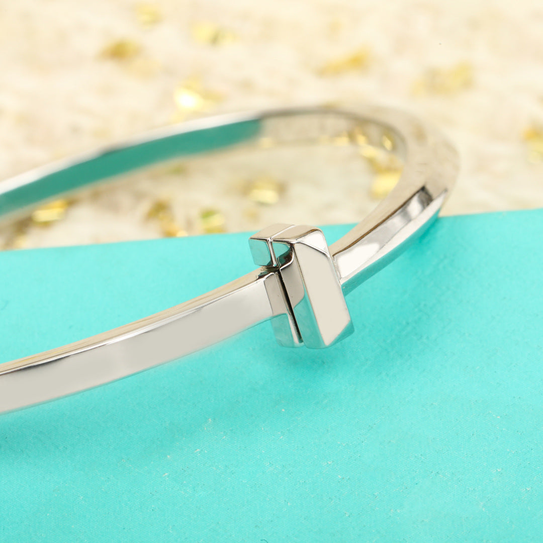 T1 Wide Polished Bangle |Top Tier|