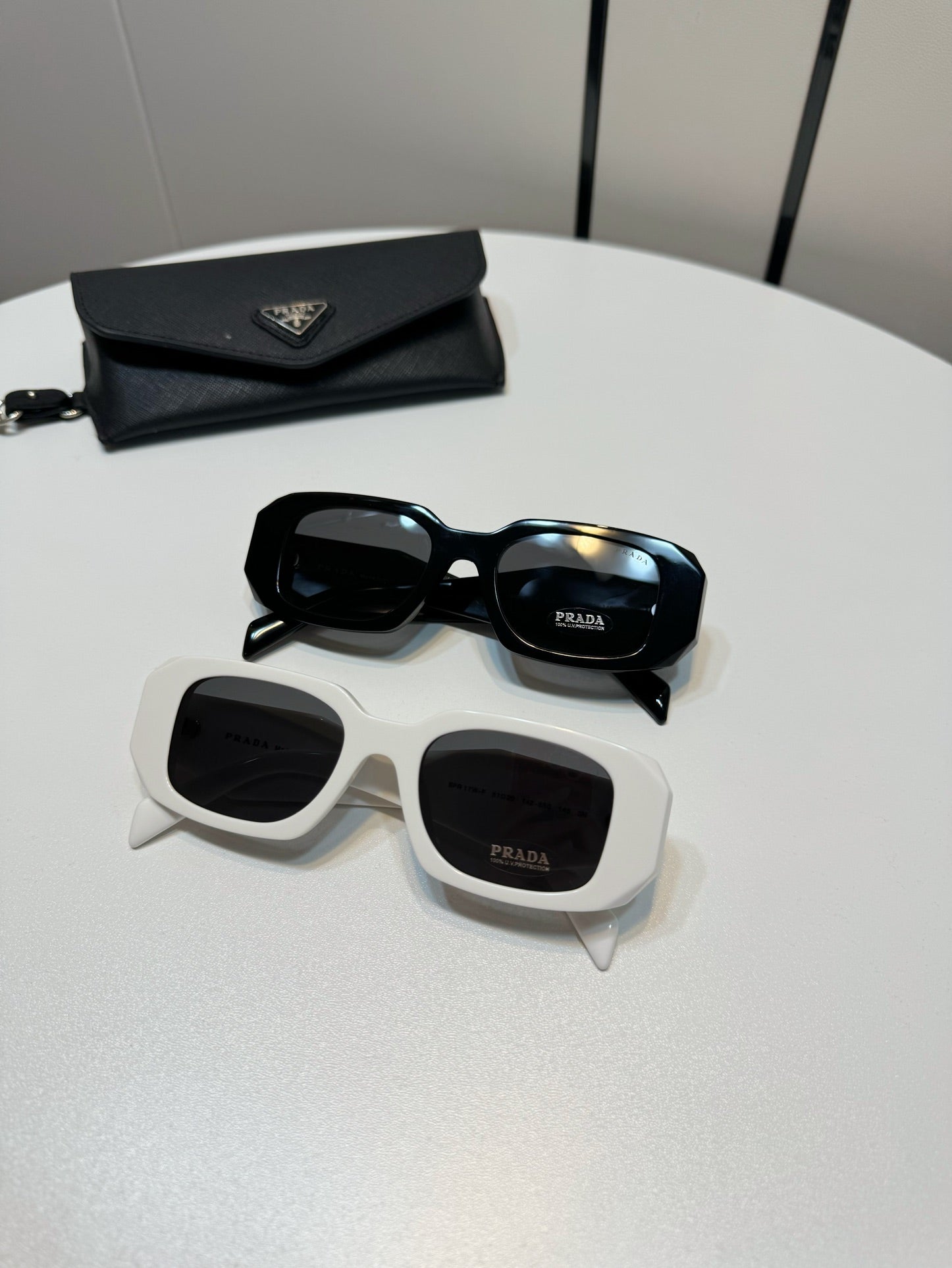 Oversized Geometric Acetate Sunglasses