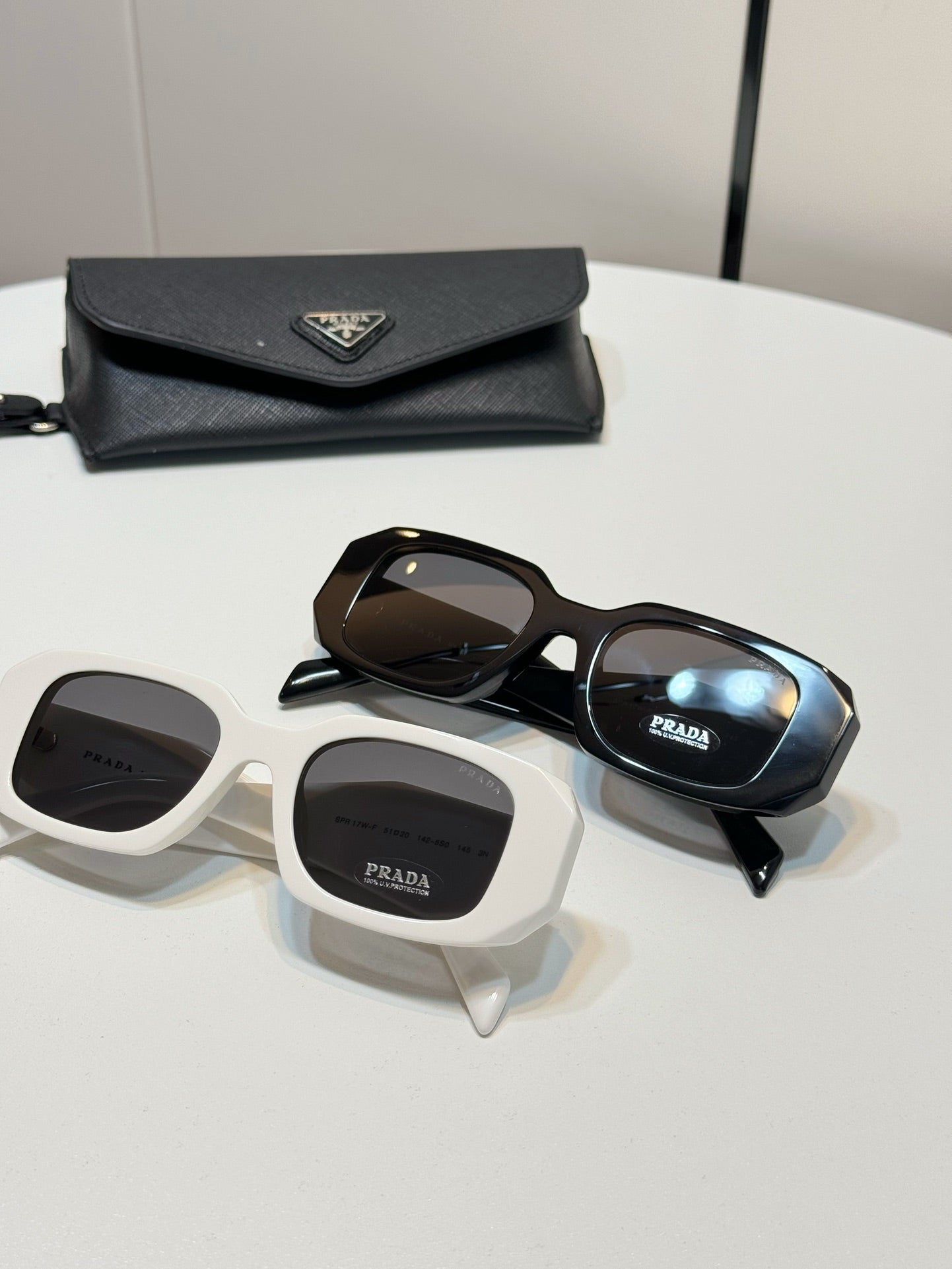 Oversized Geometric Acetate Sunglasses