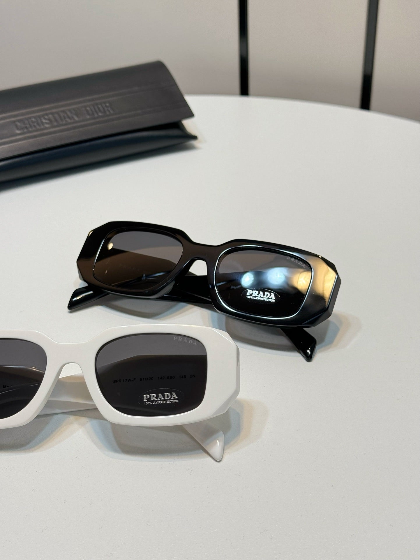 Oversized Geometric Acetate Sunglasses